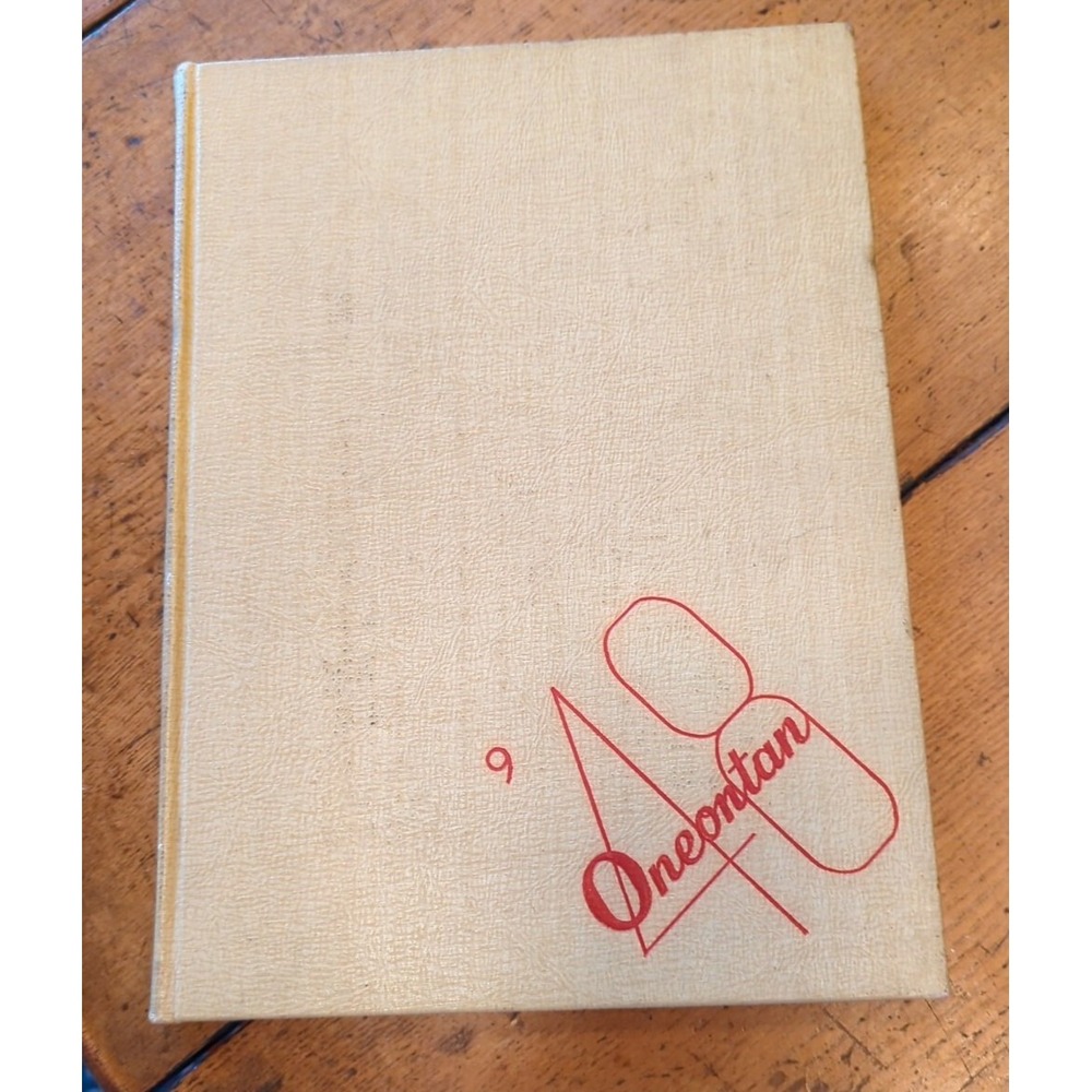 Vintage 1948 Oneontan Oneonta New York Teachers College Yearbook NY History